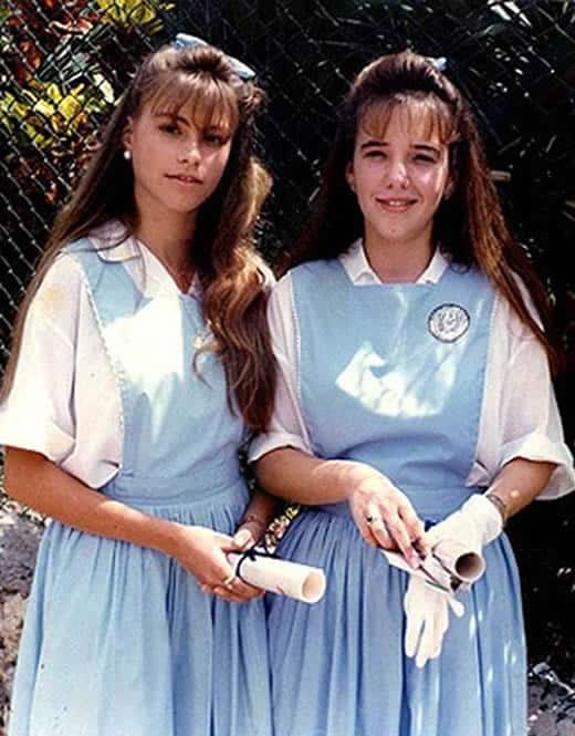 Sofia Vergara in school at 1988