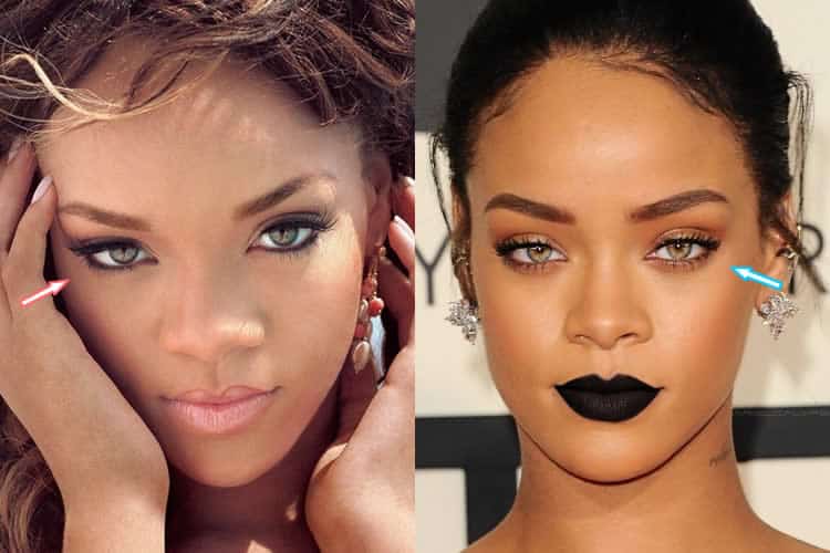 Rihanna's Eye Color.