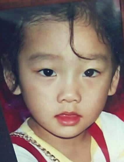 Taeyeon as a child