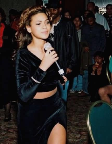 Beyonce when she was a teen.