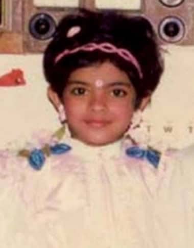 Priyanka Chopra in her childhood