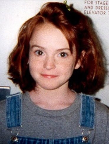 Young Lindsay Lohan during childhood