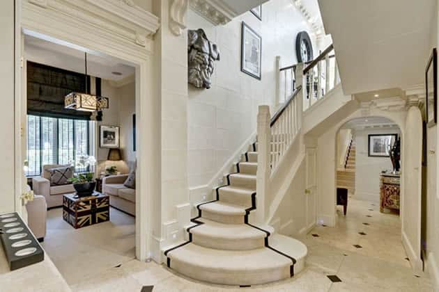 WWI Surgeon's mansion with multiple stairs