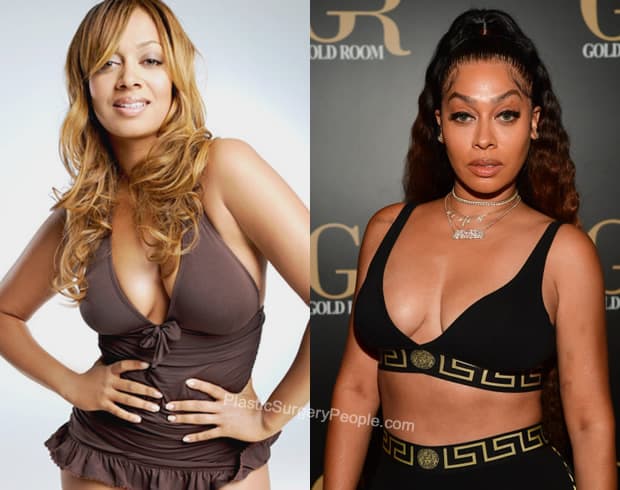 Lala Anthony boob job before and after photo