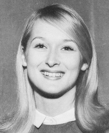 Meryl Streep in high school