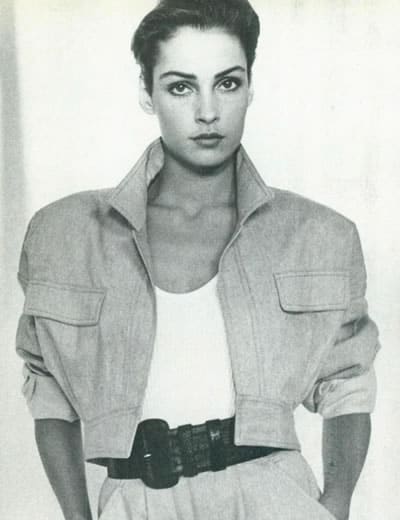 Famke Janssen in 80s